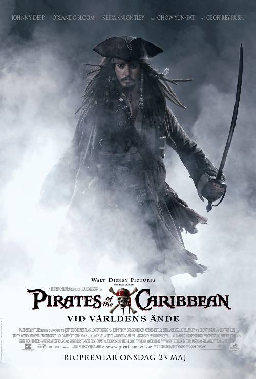 pirates of the caribbean postern, väldigt snygg!