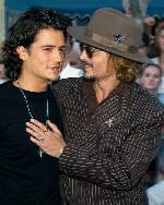 Johnny Depp och Orlando Bloom
