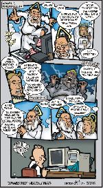 dessa serierna är mestadels aldeles för nördiga men det finns dom med humor =P