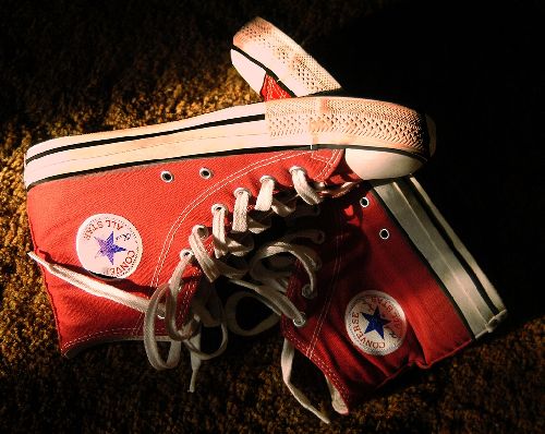Mina röda Converse!