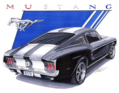 ford mustang fasback