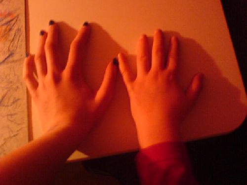 Min å älskade brossans hand <33