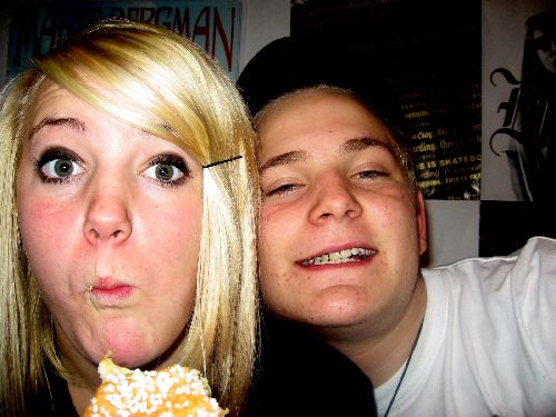 jag och min poppar lillsyrra :p