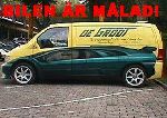 en målad bil