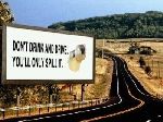 don´t drink and drive you will only spill