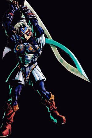 Fierce deity.

he has killd princess zelda.
