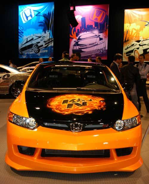 En Enormt Snygg Stylad Honda Civic