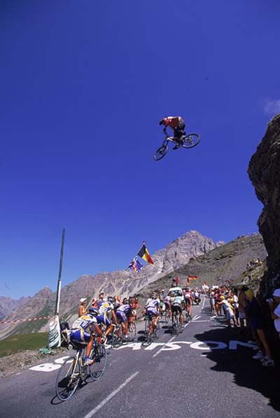 dave watson hoppar över tour de france