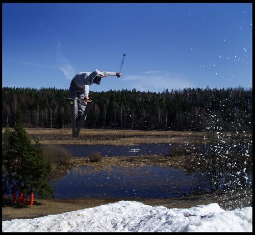 jag när jag drar en 180 grab.