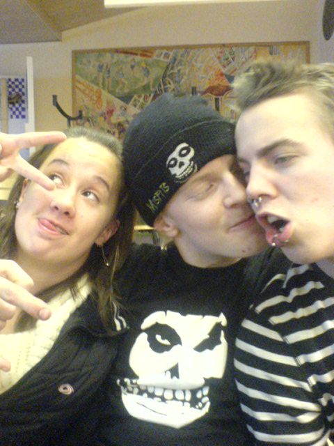 Bettan, Jag och Jojjan... Fan vad vi ser smart ut! ;)