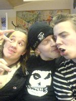 Bettan, Jag och Jojjan... Fan vad vi ser smart ut! ;)