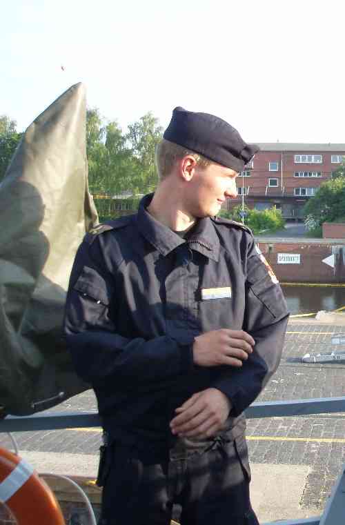 jag i uniform från lumpen 2006