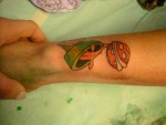 Mina nya tatuering som min sötis gjorde på mej :)