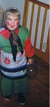 grymmaste bilden på mig som liten. .haha