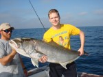 Här sliter jag med en amberjack på 25 Kg!