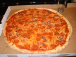Kolla in Sizen på denna pizza......