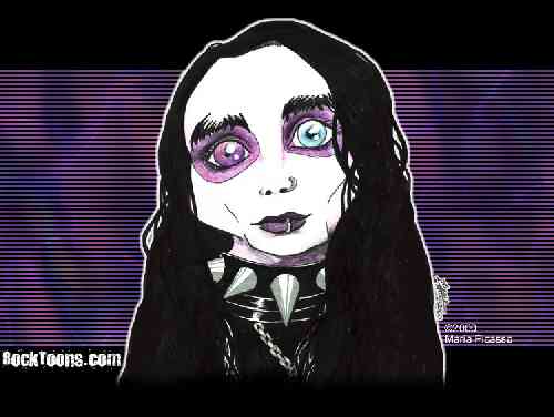 Dani Filth som nån har ritat XD
