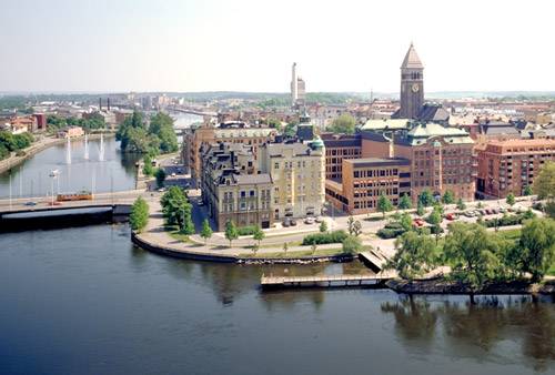 Vy över Norrköping