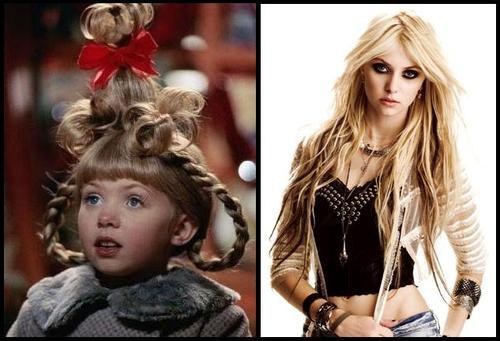 Cindy-Lou från The Grinch 12 år senare, hej hej