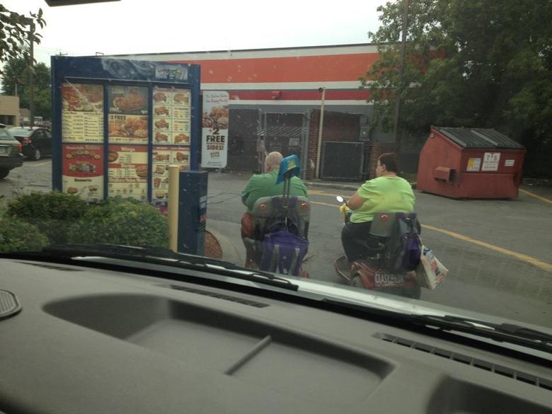 Bild från KFC i USA