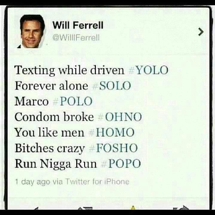 Skön Tweet från Will Ferrell