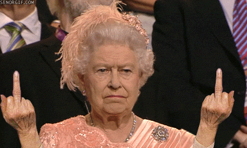 The anger of the queen