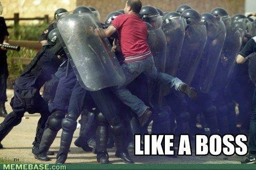 Like a boss