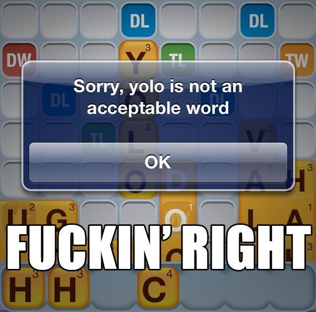 Wordfeud vs YOLO