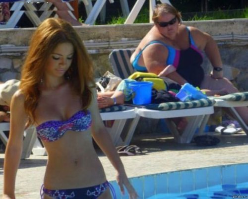 Fin bild vid poolen