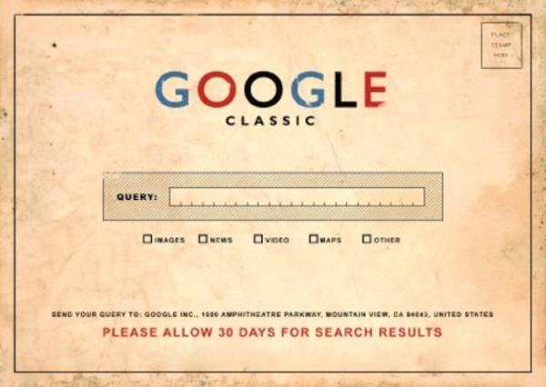 Uråldriga Google