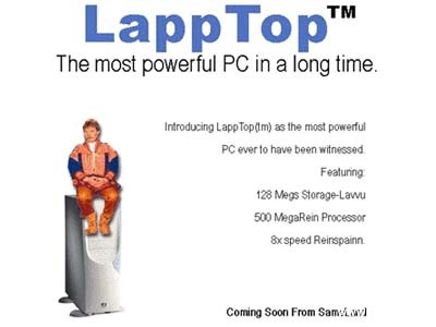 Lapptop, nya grejen