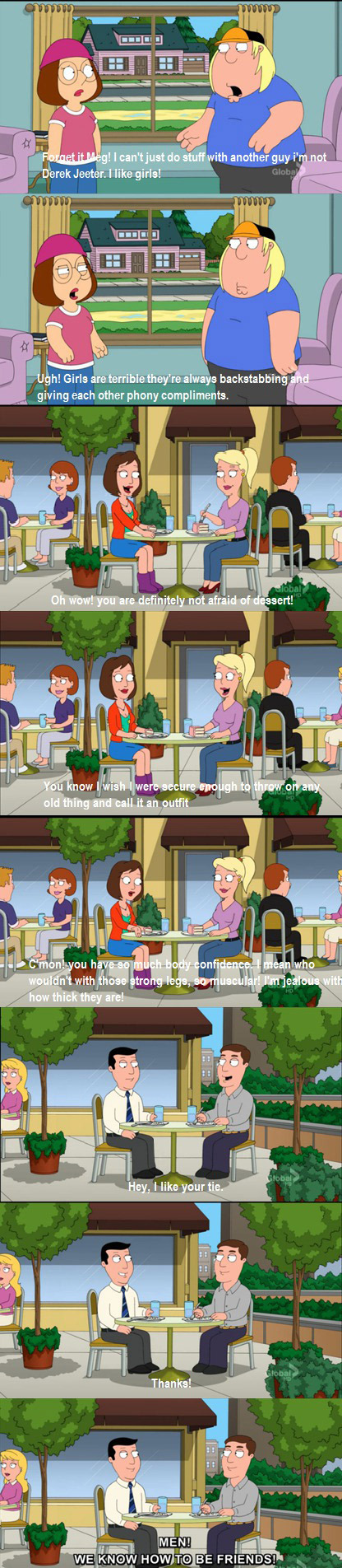 Family Guy, sanning om vänskap