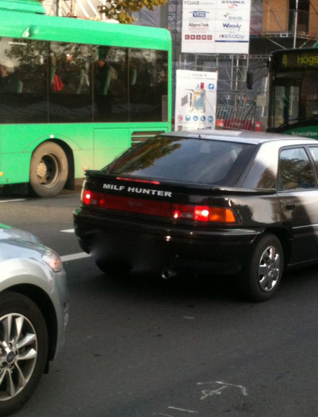 Badass sticker på bil!