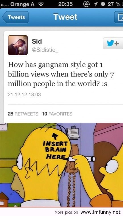 Gangnam Style Billion