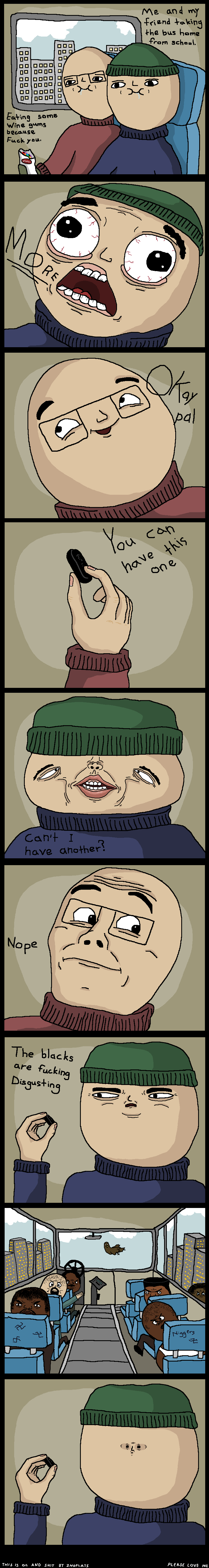 Nä men du är ju fan rasist