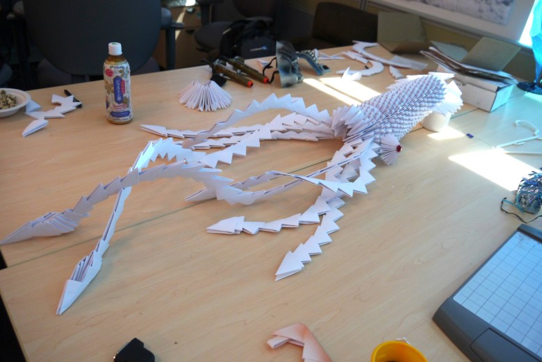 Origami kraken