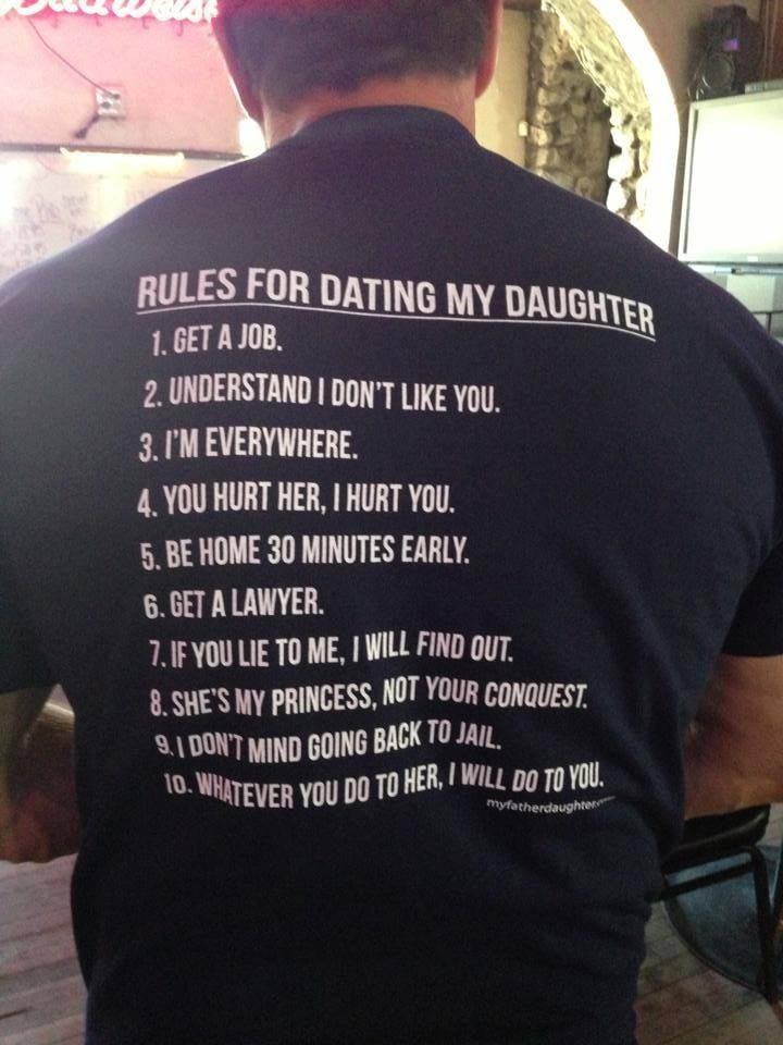 Regler om du dejtar min dotter