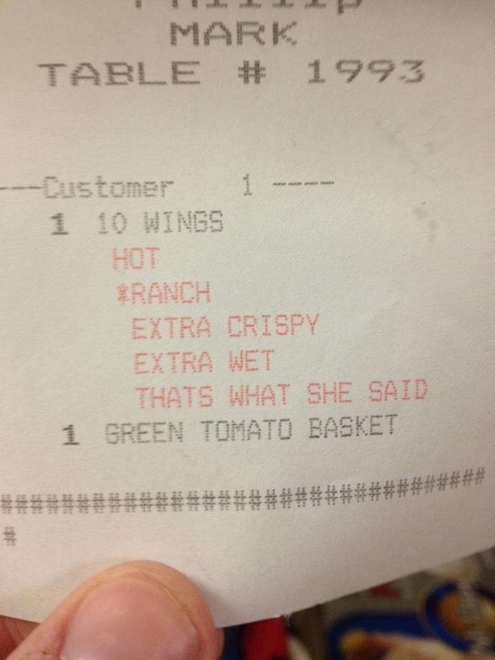 that's what she said
