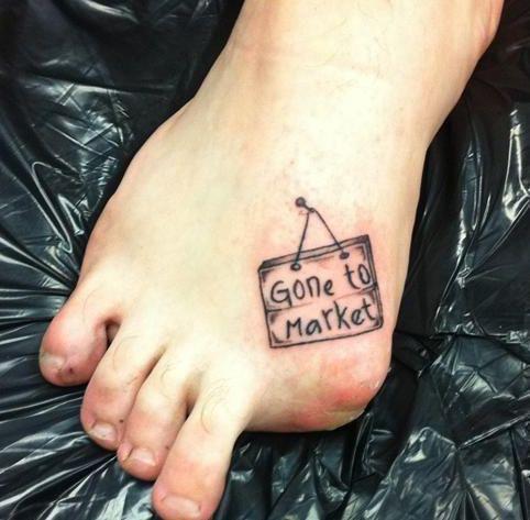 Väl placerad tatuering