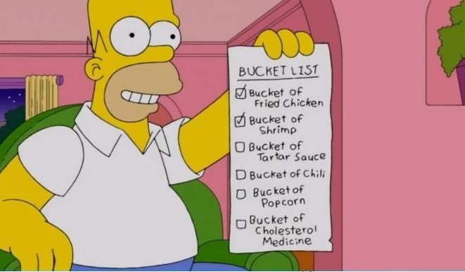 Bucket list