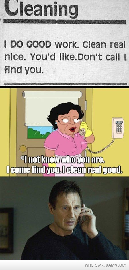 Clean real good