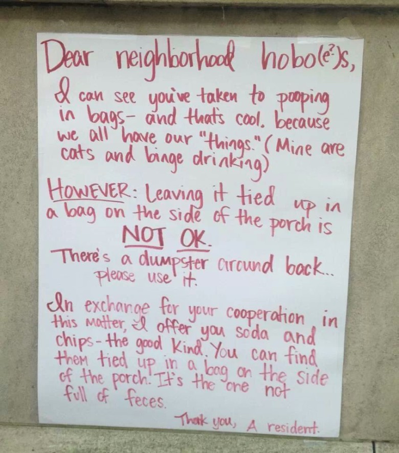 Dear hobos