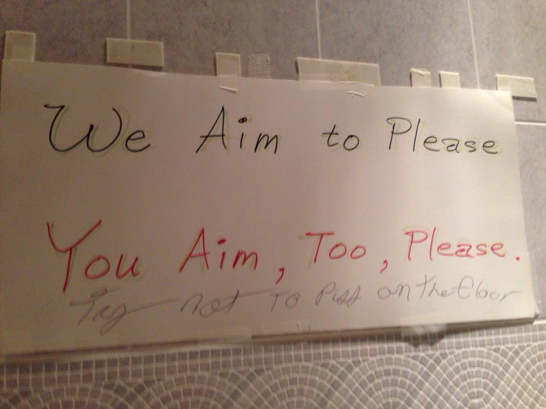 we aim to please