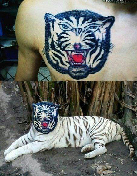 En sån här tatuering måste man ju nästan skaffa