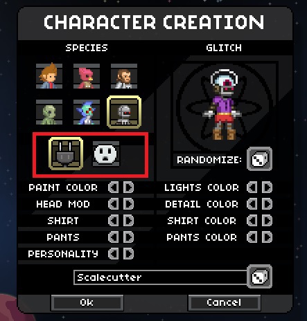 Robotkön i Starbound