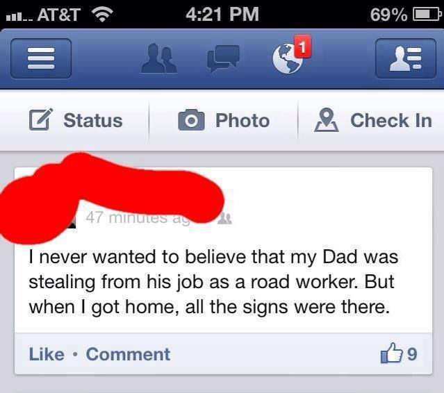 Facebook humor