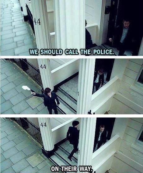 We should call the police