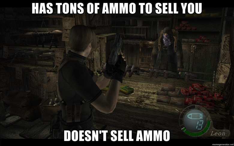 Scumbag resident evil 4