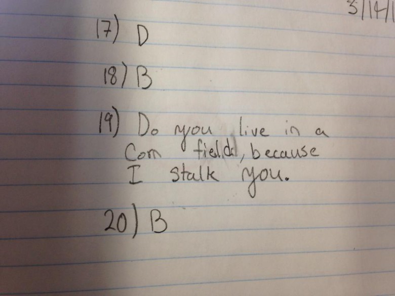 Stalker note