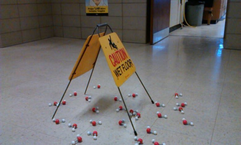 Wet floor